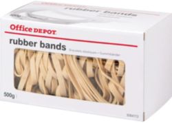 Élastiques Office Depot 6 x 80mm Ø 50mm Naturel 500g