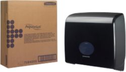 Distributeur de papier toilette AQUARIUS Jumbo Plastique Noir 44,6 x 12,9 x 38,2 cm