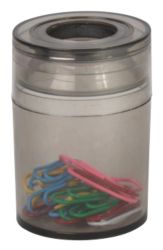 Pot à trombones Office Depot Transparent 6,2 x 6,2 x 7,3 cm