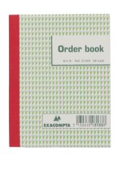 Carnet de commandes autocopiant Exacompta 3133X triplicata Blanc, vert Ligné 10,5 x 13,5 cm 25 feuilles