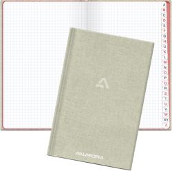 Carnet relié AURORA Buro O Class Crème Quadrillé 5 x 5 mm 60 g