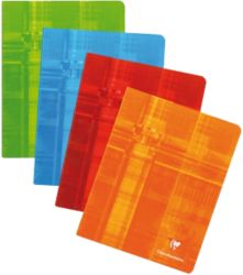 Cahier Clairefontaine Piqué Blanc Quadrillé 5 x 5 mm non 165 x 210 mm 90 g