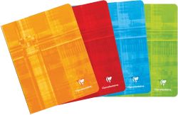 Cahier à spirale Clairefontaine Piqué A5+ Quadrillé Blanc 60 Feuilles