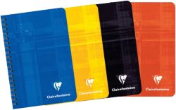 Cahier à spirale Clairefontaine Blanc Quadrillé 5 x 5 mm non A7 14 x 9 cm 90 g