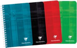 Cahier à spirale Clairefontaine Blanc Quadrillé 5 x 5 mm non 170 x 110 mm 17 x 11 cm 90 g