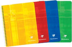 Cahier à double spirale Clairefontaine Blanc Quadrillé 5 x 5 mm non A5+ 21 x 16,5 cm 90 g