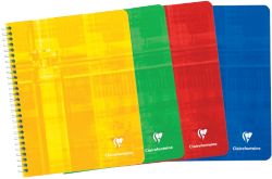 Cahier à double spirale Clairefontaine Blanc Quadrillé 5 x 5 mm non 165 x 210 mm 21 x 16,5 cm 90 g