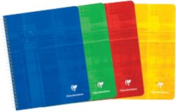 Cahierà double spirale Clairefontaine Blanc Ligné 165 x 210 mm 21 cm x 16,5 cm x 210 mm 90 g