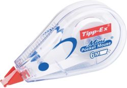 Ruban correcteur Tipp Ex Mini Pocket Mouse 5 mm x 6 m Blanc