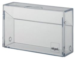 Boîte pour cartes de visite Sigel VA110 Transparent 100 cartes 9,5 x 3 x 6 cm