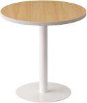 Thumbnail - meet powered by PAPERFLOW Beistelltisch Melamin Braun, Weiß Weiß 600 x 600 x 600 mm