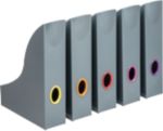 DURABLE Stehsammler Polystyrol DIN A4 Farbig sortiert 5 Stück