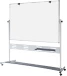 Bi-Office Evolution Mobile Whiteboard Freestanding Magnetic Lacquered Steel Double Sided 120 (W) X 90 (H) Cm