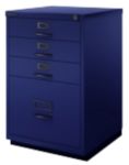 Bisley Hängeregistraturschrank F Serie 3 Schubladen Oxfordblau 470 x 470 x 711 mm
