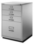 Bisley Hängeregistraturschrank F Serie 3 Schubladen Silber 470 x 470 x 711 mm