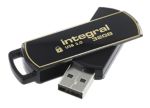 Integral Secure 360 Flash Drive 32 Gb Usb 3.0 Black, Gold