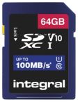 Integral SDXC Flash-Speicherkarte V10 64 GB