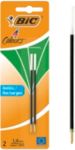 Bic Ballpoint Pen Refill 4 Colours 0.4 Mm Green Pack Of 2