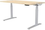 Fellowes Levado Elektrisch Höhenverstellbar Sitz-Stehschreibtisch Rechteckig Ahorn T-Fuß 1.829 (B) x 698 (T) x 1.257 (H)...