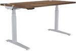 Fellowes Levado Elektrisch Höhenverstellbar Sitz-Stehschreibtisch Rechteckig Walnuss T-Fuß 1.829 (B) x 698 (T) x 1.257 (...