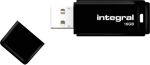 Integral USB 2.0-USB-Stick 16 GB Schwarz