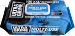 Uniwipe Cleaning Wipes Ultragrime 25Cm 100 Sheets