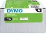 Dymo D1 S0720680 / 41913 Authentic Schriftband Selbstklebend Schwarzer Druck auf Weiß 9 mm x 7m 10 Stück