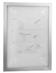 DURABLE wandmontierbarer magnetischer Inforahmen A4 236 x 322 mm Silber