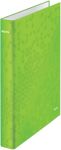 Leitz Wow 25 Mm Ring Binder Manila Cardboard A4 2 Rings Green
