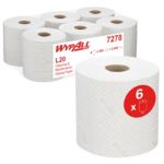 Wypall L20 Wiping Paper Centrefeed White 2 Ply 0.6 M 7278400 Sheets Pack Of 6