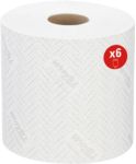 WYPALL Wischtuchrolle L10 1-lagig Zentralentnahme Weiß 6 Rollen à 630 Blatt