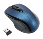Kensington Pro Fit Kabellose Ergonomische Mid-Size Maus K72421WW Optisch Für Rechtshänder USB-A Nano Receiver Blau