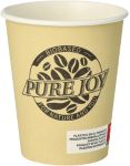 PAPSTAR Pure Joy Einweg Becher Pappe 200 ml 80 mm 50 Stück à 200 ml