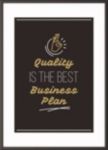 Paperflow Wandbild "Quality is the best business plan" 300 x 400 mm