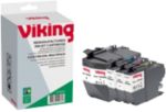 Viking LC3219XL Kompatibel Brother Tintenpatrone Schwarz, Cyan, Magenta, Gelb Multipack 4 Stück
