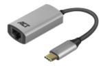 Thumbnail - ACT AC7080 Netzwerkadapter 15cm Grau USB-C auf Gigabit