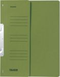 Falken Hakenmappe halber Deckel und Verschlussmittelchansim DIN A4 Grün Manila