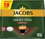 Jacobs Crema-Kaffeepads Stark 18 Stück à 6,5 g