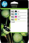 HP 963 Original Tintenpatrone 6ZC70AE Schwarz, Cyan, Magenta, Gelb Multipack 4 Stück 1084405