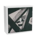 Paperflow Rollladenschrank PP (Polypropylen) 2 Fachböden abschließbar 1.100 x 415 x 1.040 mm