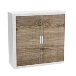 Thumbnail - Paperflow Rollladenschrank PP (Polypropylen) 2 Fachböden abschließbar 1.100 x 415 x 1.040 mm