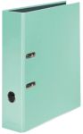 Falken Pastel Color Ordner Breit DIN A4 80 mm Minze 2 Ringe Pappkarton Glänzend