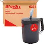 Kimberly-Clark Professional Wypall Centrefeed Dispenser Reach 6221 Black