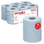 Thumbnail - WYPALL Wischtücher Reach Papier Blau 6 Stück à 430 Blatt
