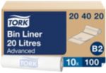 Tork Müllsäcke 20 L Weiß PP (Polyproplylen) 1000 Stück