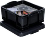 Thumbnail - Really Useful Box Aufbewahrungsbox 18 L Schwarz 39 x 20 x 48 cm