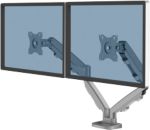 Fellowes Doppelmonitor-Arm Eppa höhenverstellbar 480 x 1000 X 560 mm 39 Zoll Silber