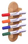 Legamaster 7-122125 Magnetischer Glastafel Markerhalter aus Holz Buche