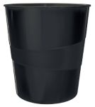 Thumbnail - Leitz Papierkorb Recycle Kunststoff Schwarz 29 x 29 x 32,4 cm