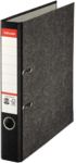 Esselte Essentials Schmal Ordner DIN A4 52 mm Schwarz 2 Ringe 56997 Pappkarton Wolkenmarmor Hochformat Recycled
